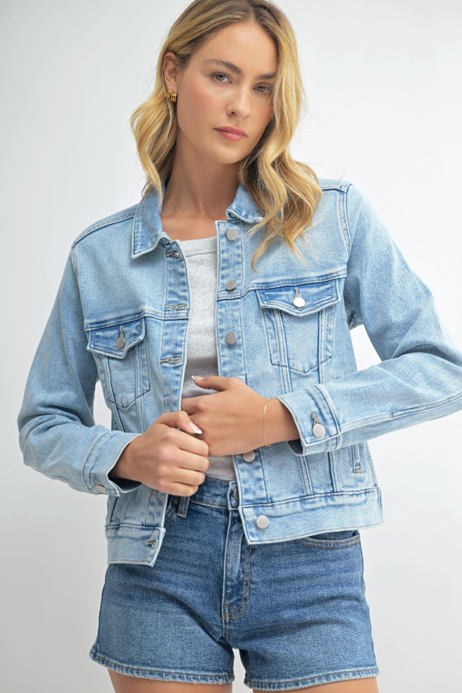Lighten Up Denim Jacket