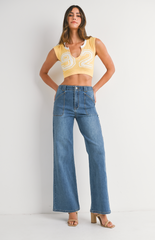 Utility Pocket Flare Jean