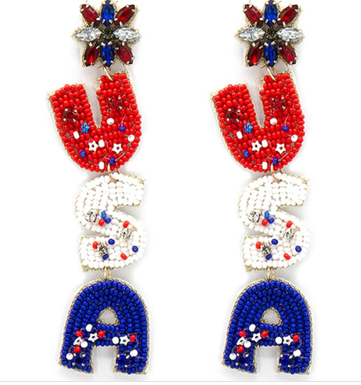 USA All Day Earring