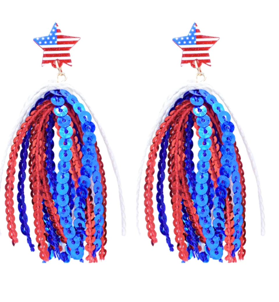 Star Spangled Sparkle Earring
