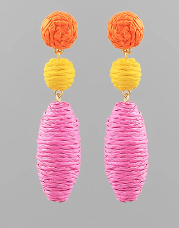 Papaya Pop Earring