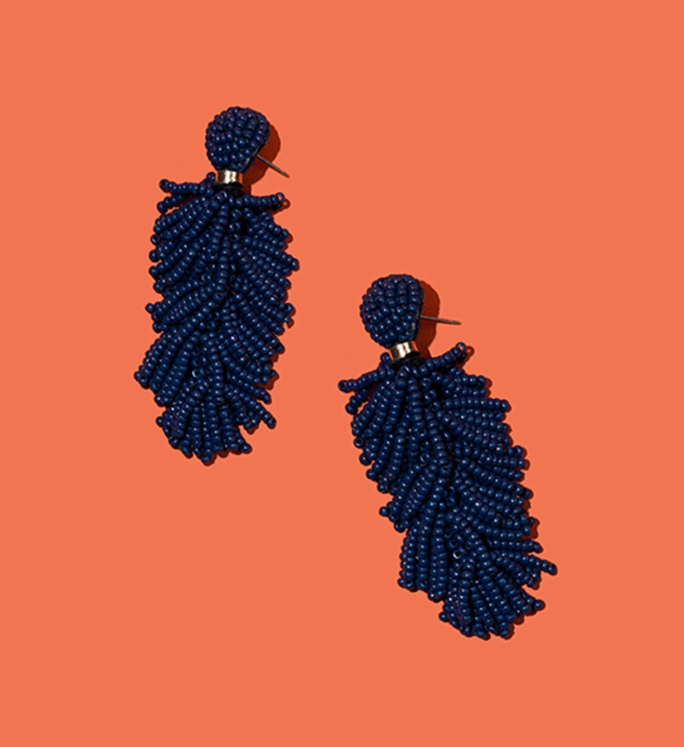 Navy Nights Earring
