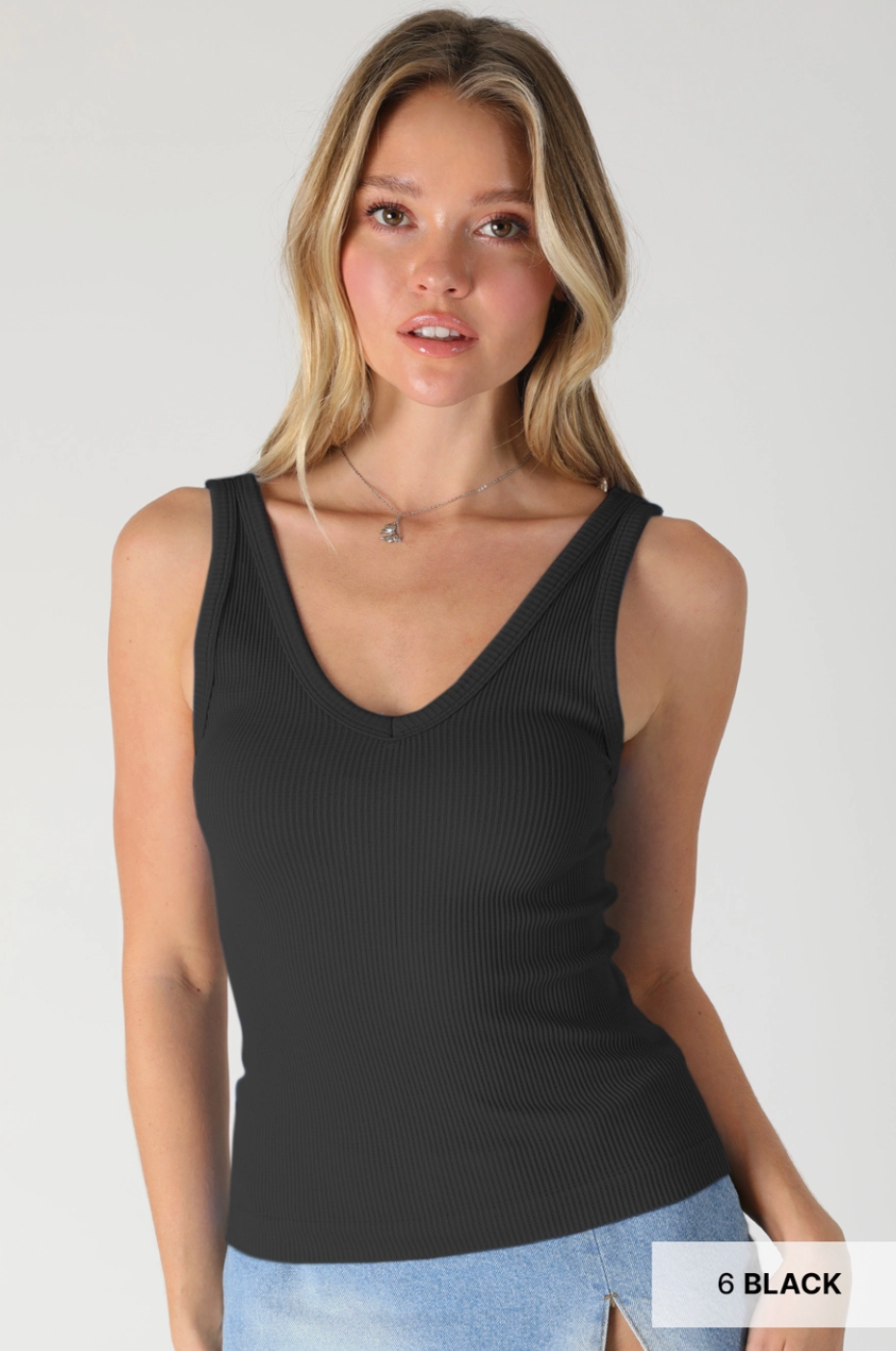 Double Take Ribbed Tank