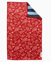 Bandana Blues: Reversible Hand Towel