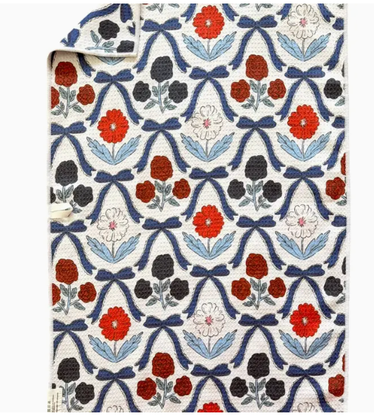Bluebell Bows: Double Sided Hand Towel