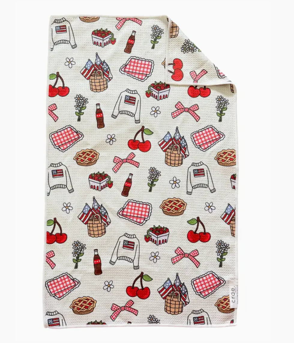 Summer Social: Double Sided Hand Towel