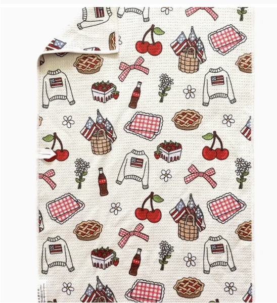 Summer Social: Double Sided Hand Towel