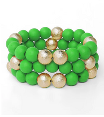 Green + Gold Stack