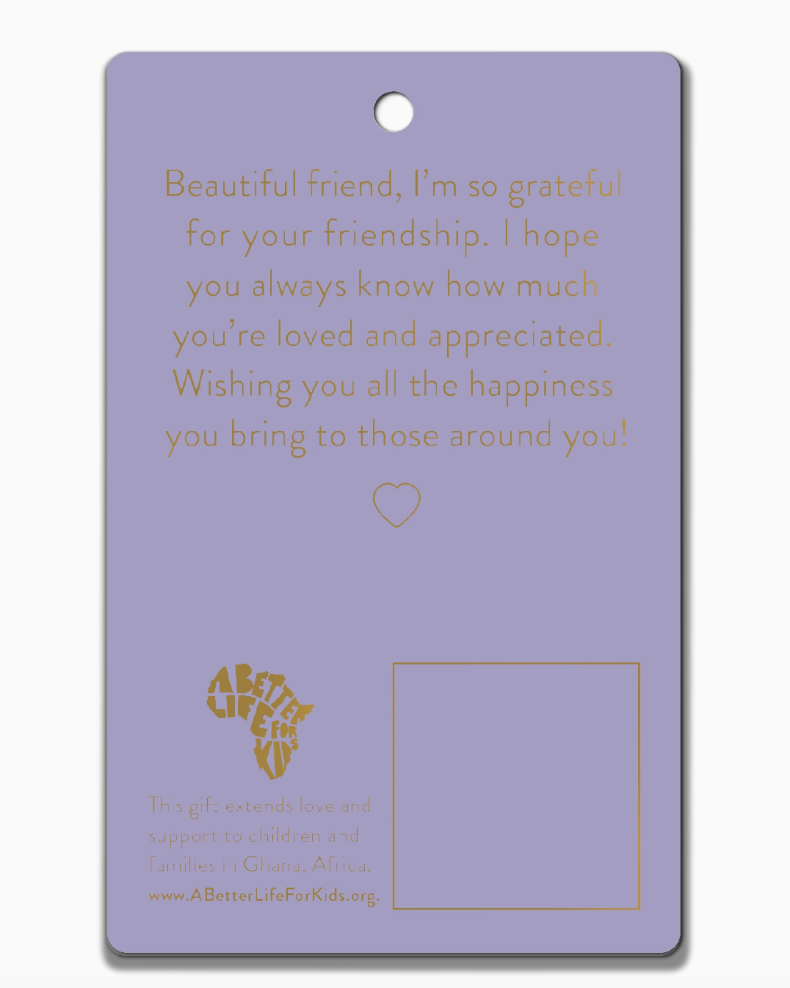 Heart Stone Card