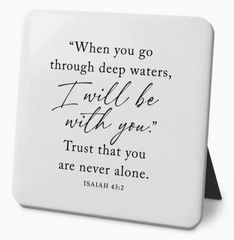 Never Alone Plaque