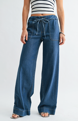 Utility Drawstring Denim