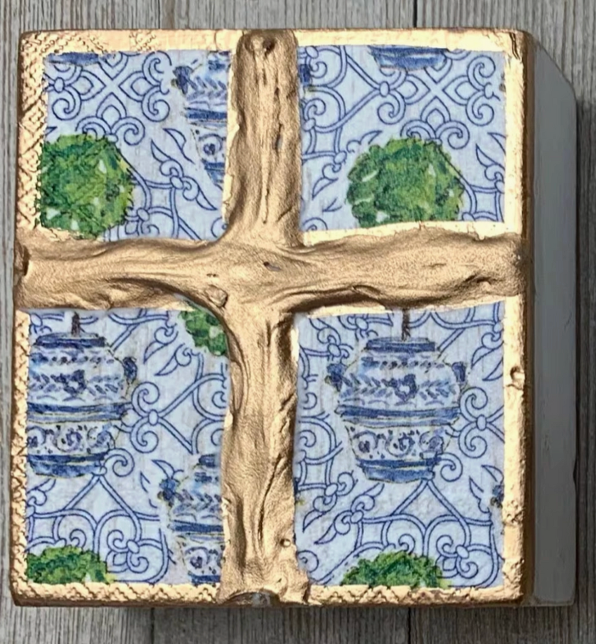 Golden Cross Art Block