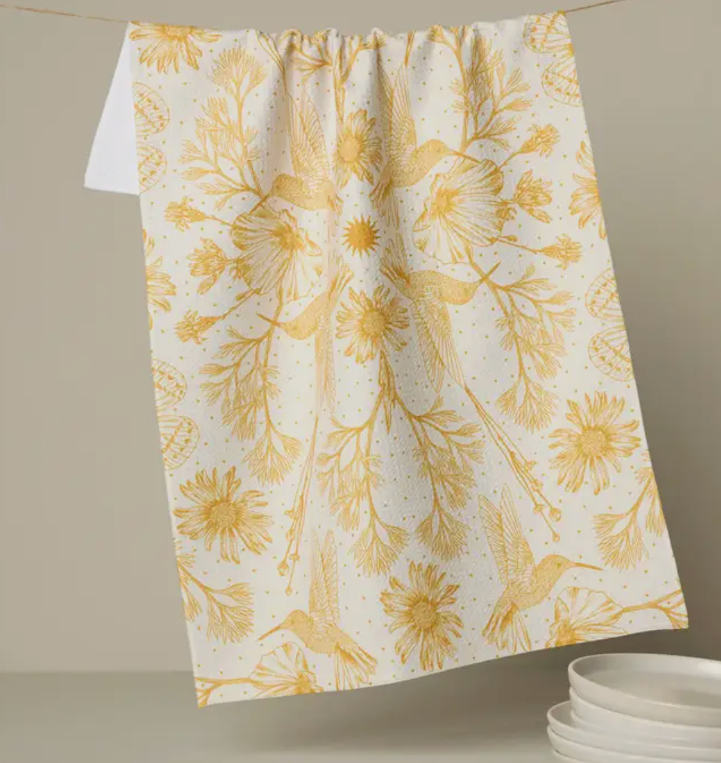 Gilded Nectar Tea Towel
