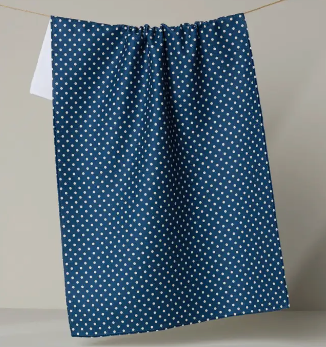 Saddle Indigo Tea Towel