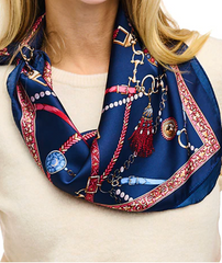 Charm & Chain Scarf