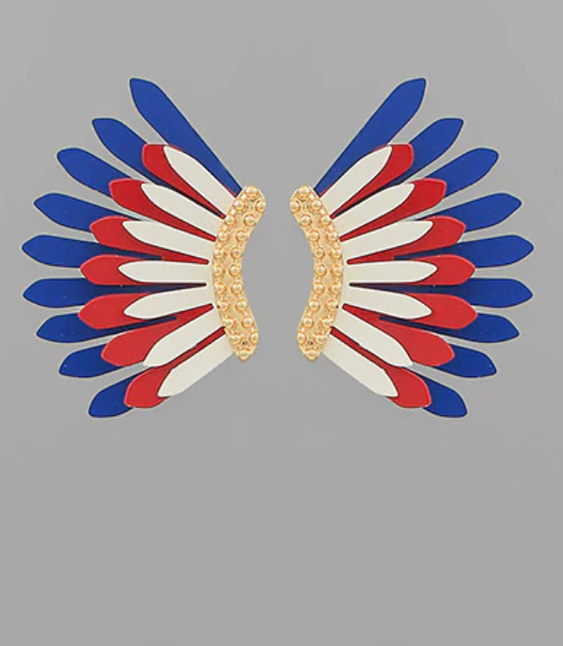 Wing It Earring (americana)