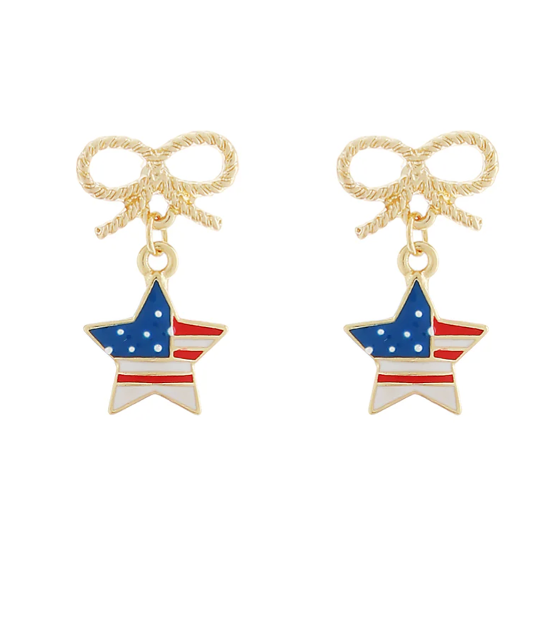 Star & Ribbon Earring