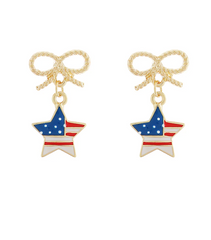 Star & Ribbon Earring