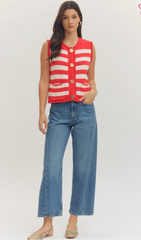 Cape Cod Vest (red)