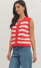 Cape Cod Vest (red)