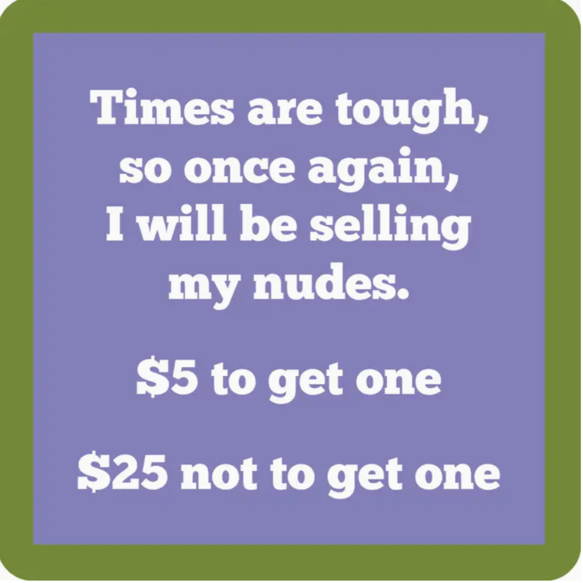 Sell Nudes Coaster