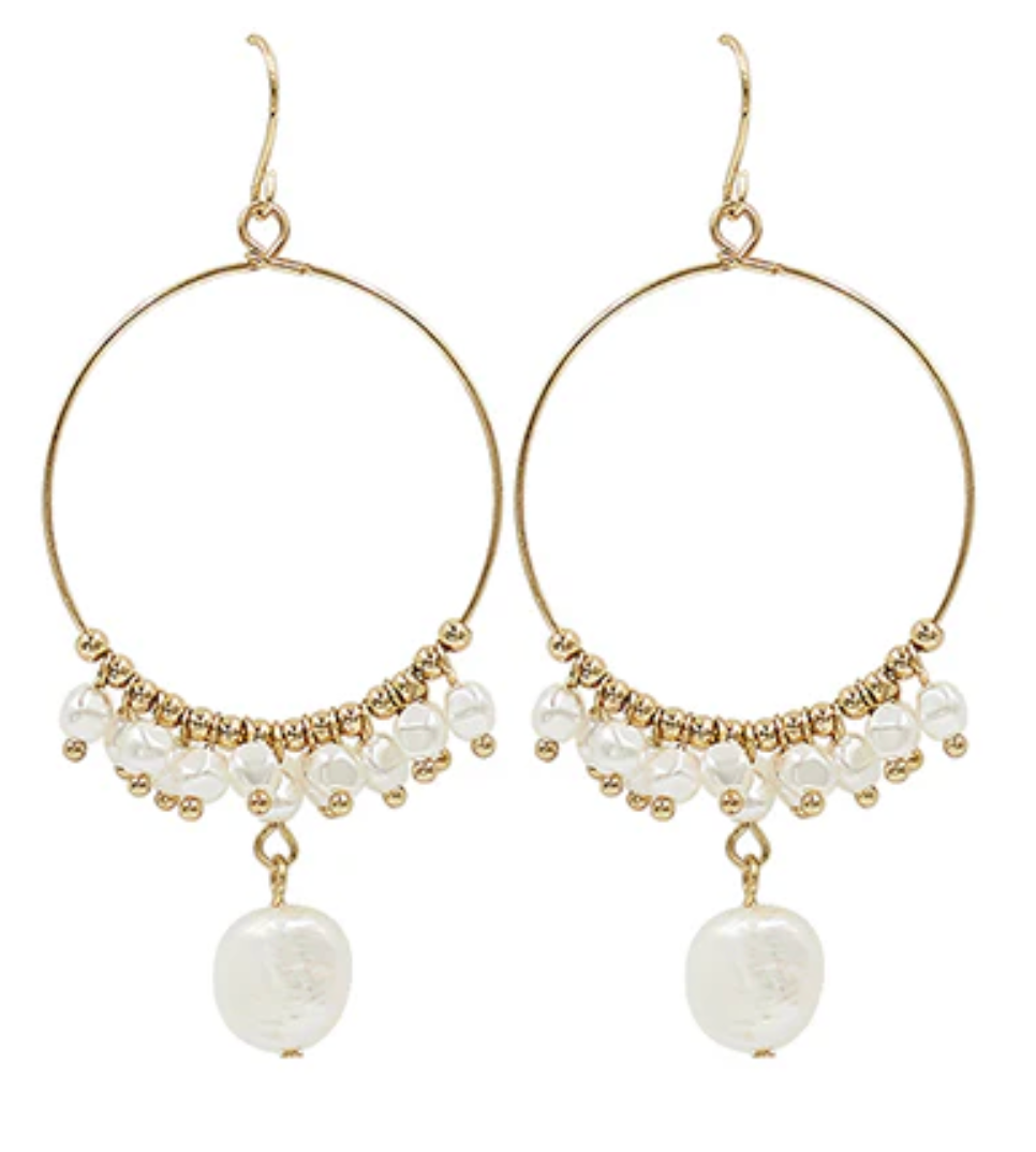 Pearl Party Hoop