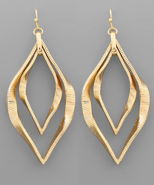 Golden Breeze Earring