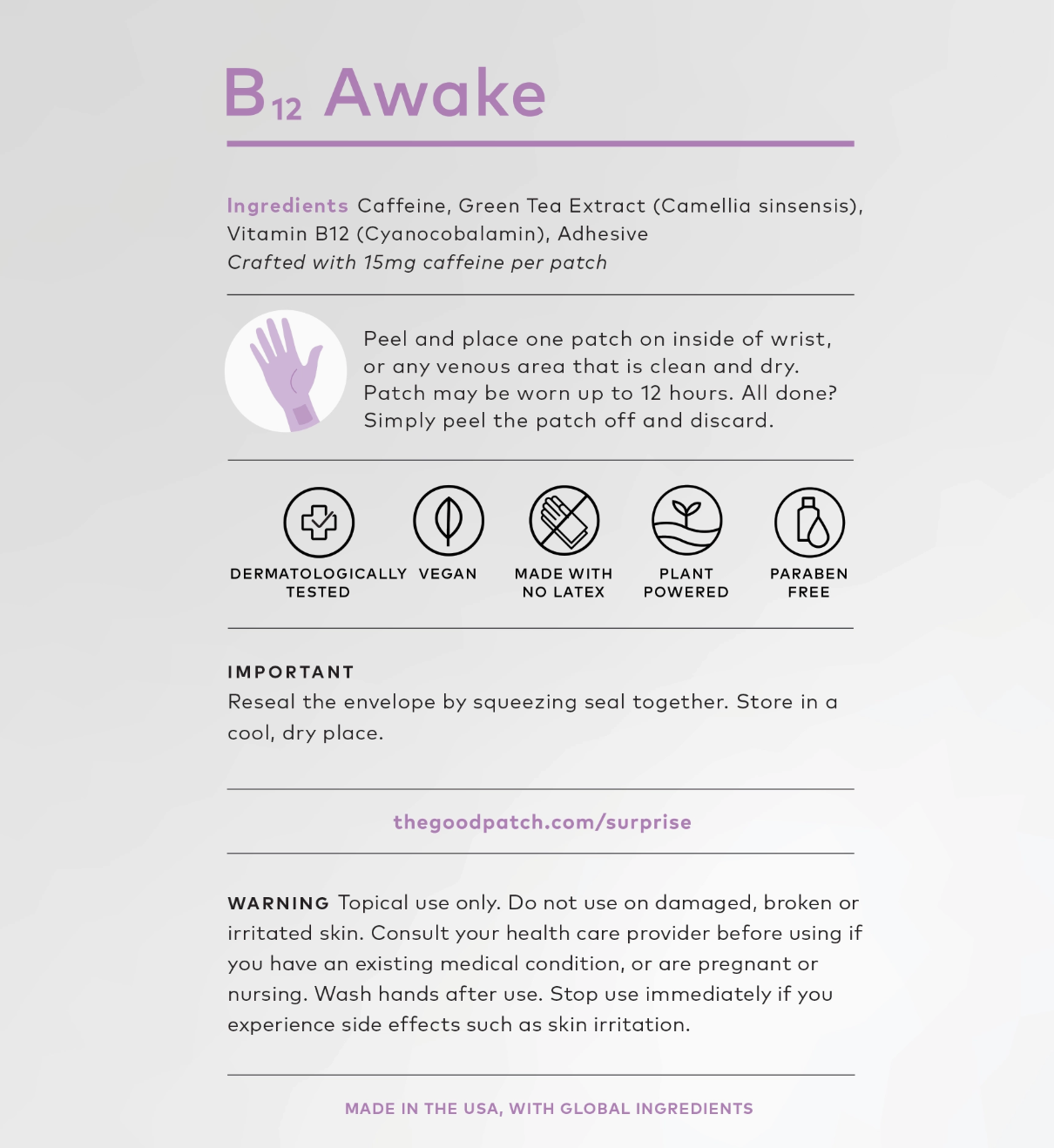 Be Awake Patch Set