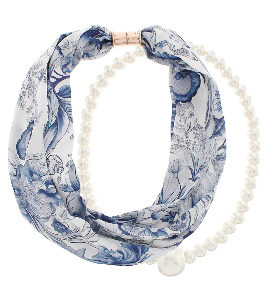 Willow Pearl Wrap Necklace