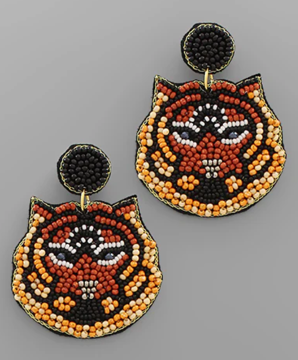 Tiger Cheer Earring