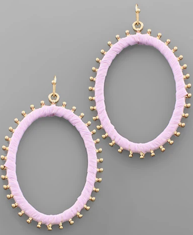 Purple Rush Earring