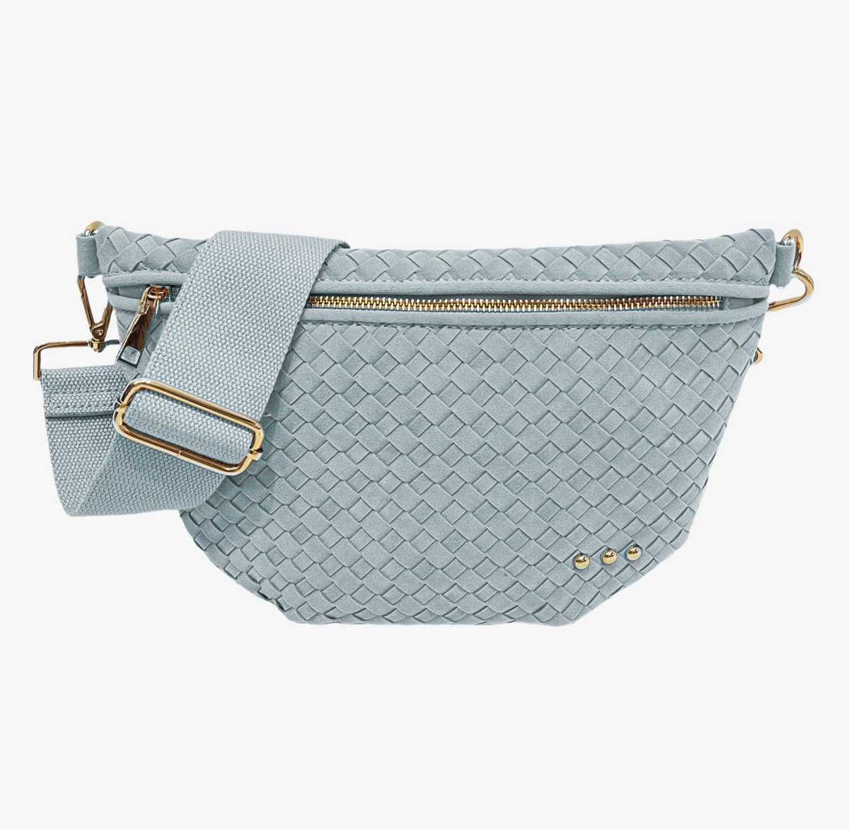 Suede Woven Bum Bag