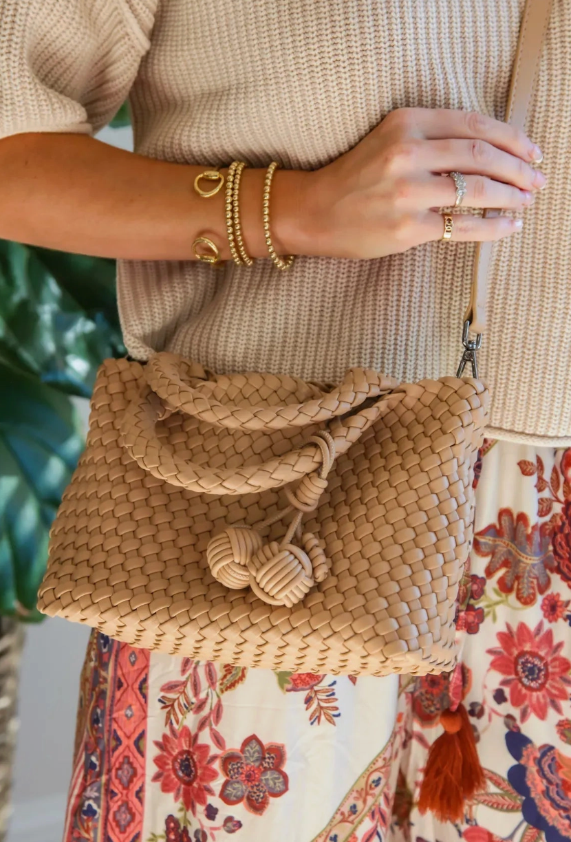 Milan Mini Woven Tote