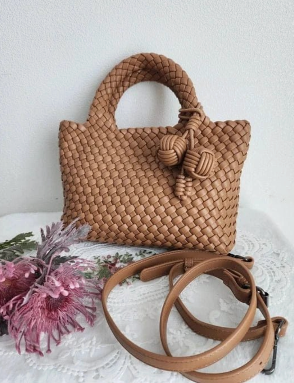 Milan Mini Woven Tote