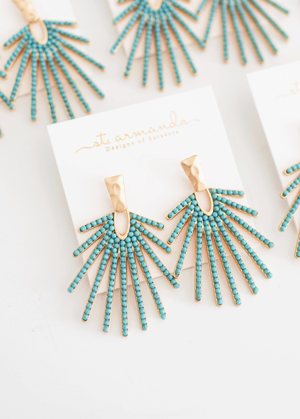 Solstice Fan Earring