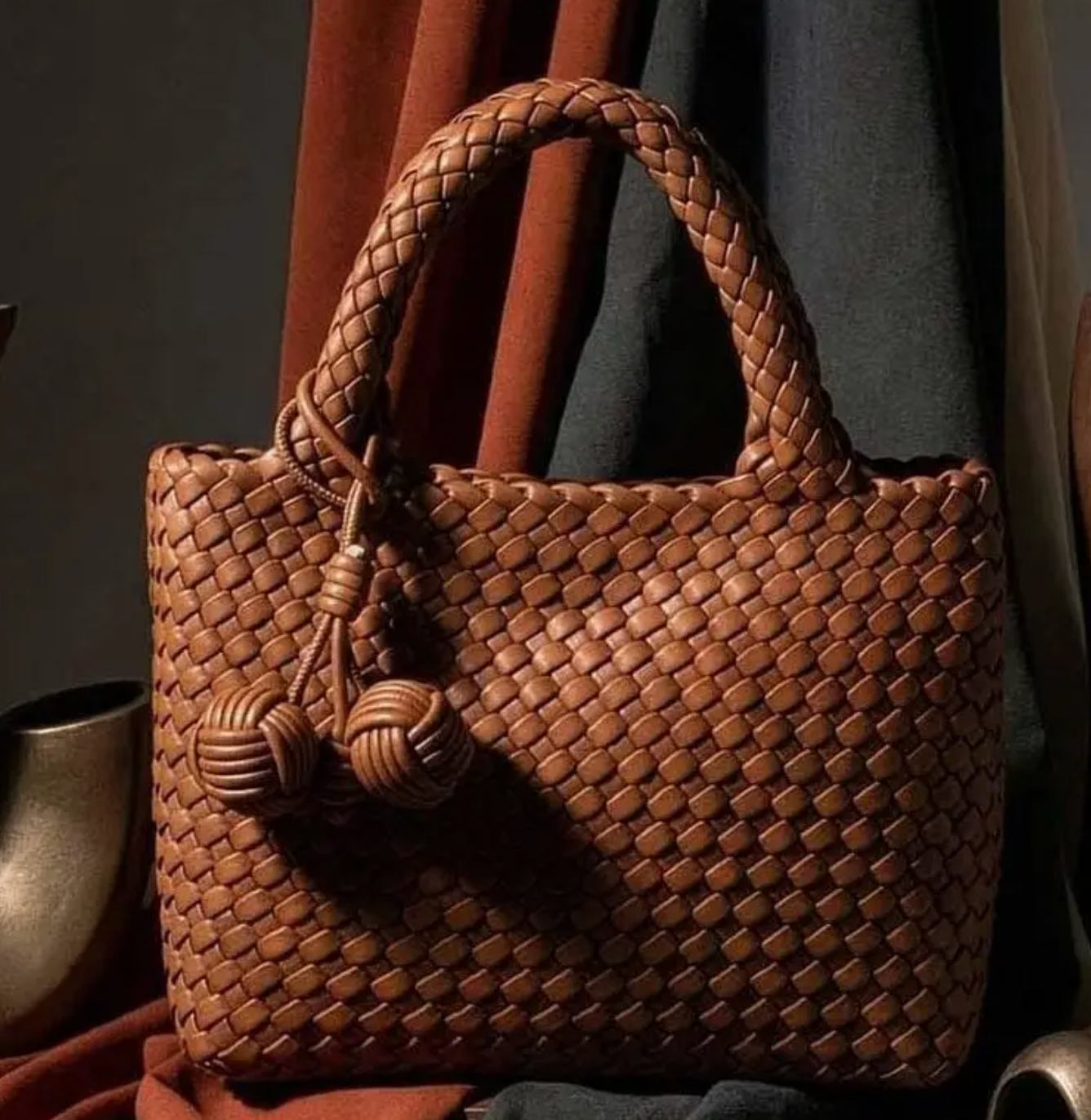 Milan Mini Woven Tote