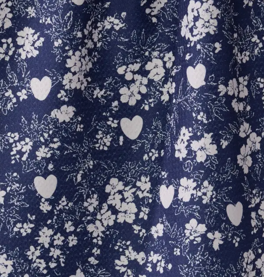 Midnight Posy Tea Towel