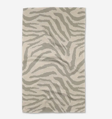 Zira Grey Tea Towel