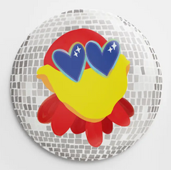 Rock Chalk Jayhawk Button