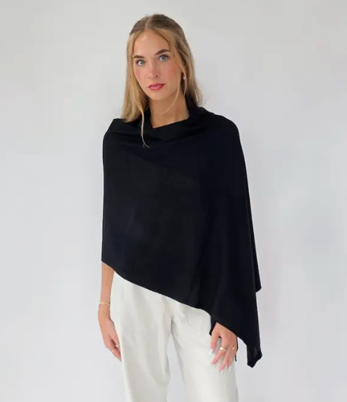 Collins Cashmere Blend Wrap  Description