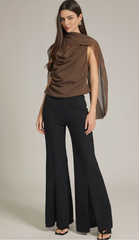 Drape Me Away Top (mocha)