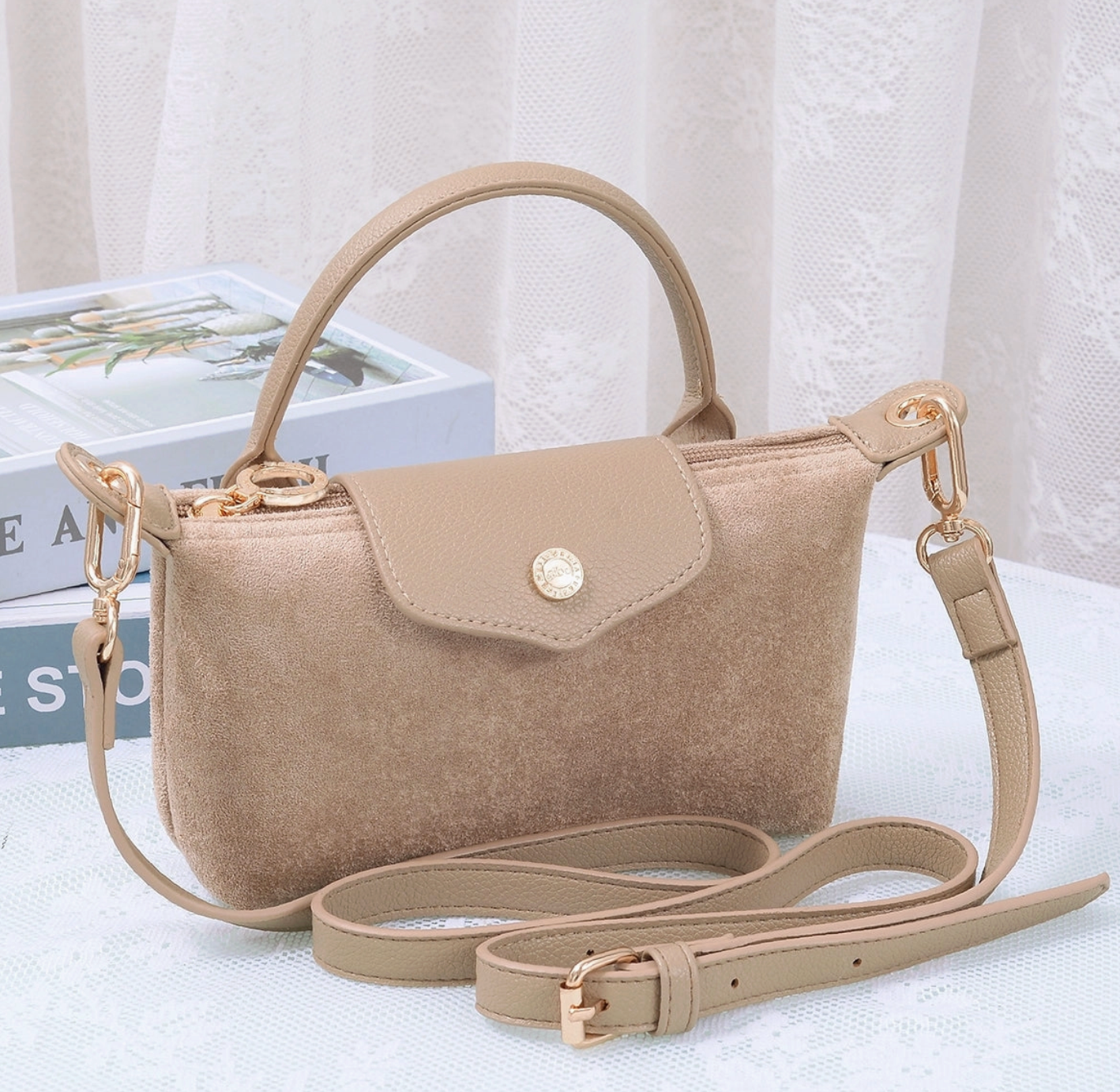 Jet Set Suede Mini Bag