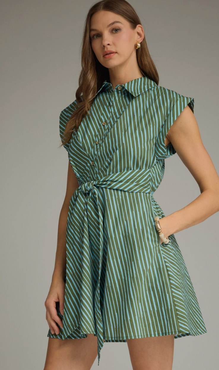 First Impression Dress (olive)