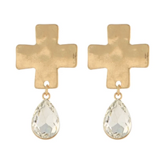 Cross My Mind Earring