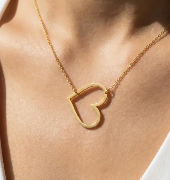 Cut Out Heart Necklace