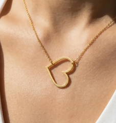 Cut Out Heart Necklace
