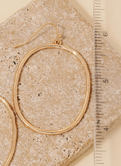 Golden Outline Earring