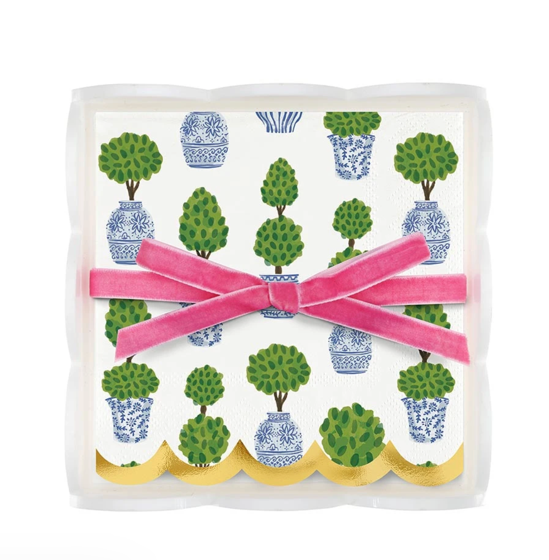 Topiary Cocktail Napkin Set