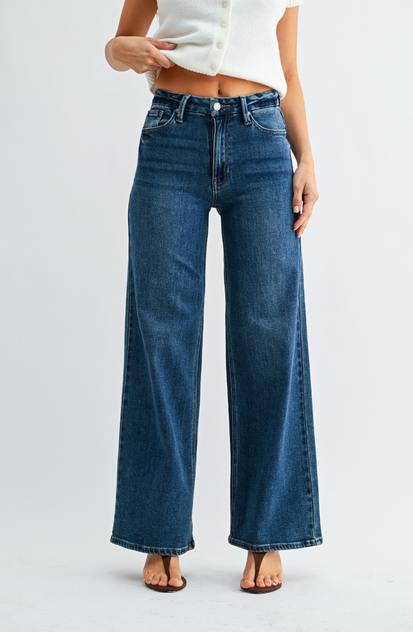 HR Palazzo Wide Leg (dk denim)