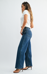 HR Palazzo Wide Leg (dk denim)